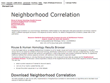 Tablet Screenshot of neighborhoodcorrelation.org